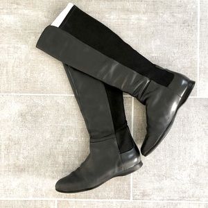 Enzo Angiolini leather stretch riding boot